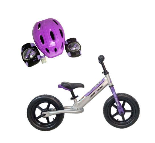 Bicicleta Aprendizaje Altitude Push-Bike GRIS/MORADO