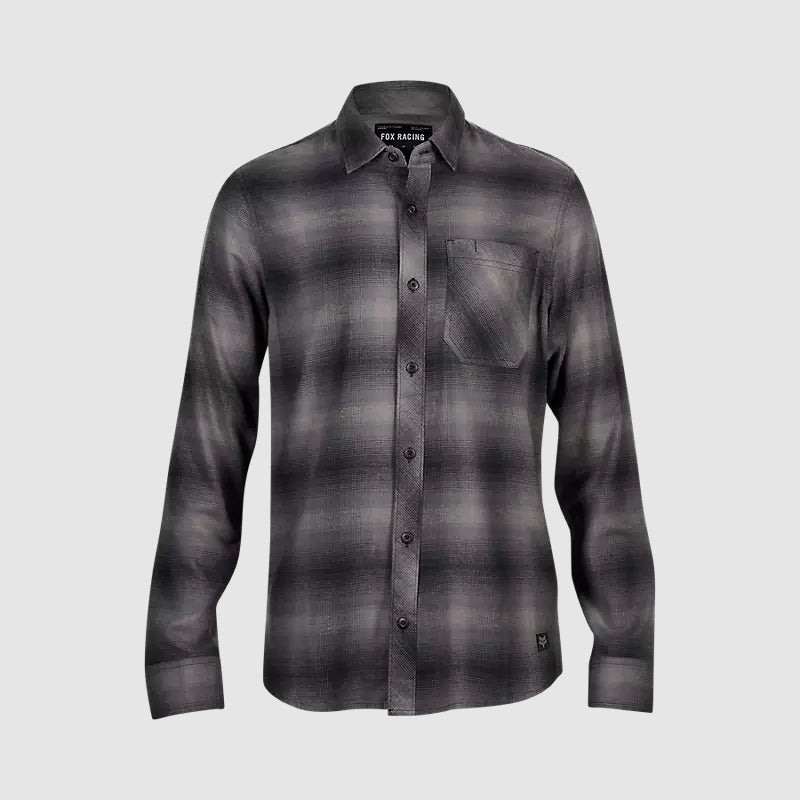 CAMISA FOX SURVIVALIST CORE FLANNEL NEGRO