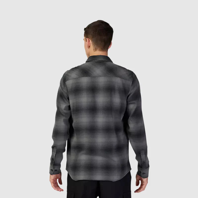 CAMISA FOX SURVIVALIST CORE FLANNEL NEGRO
