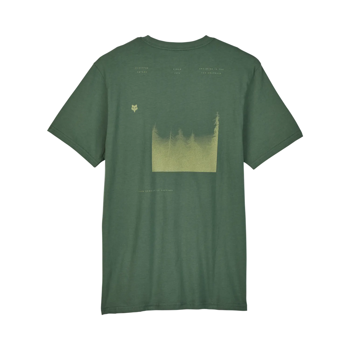 POLERA FOX SIPPING PREMIUM SS TEE HUN GREEN