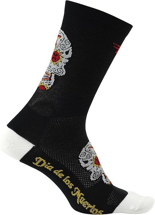 CALCETIN DEFEET AIREATOR 5 SUGAR SKULL BLACK WHITE