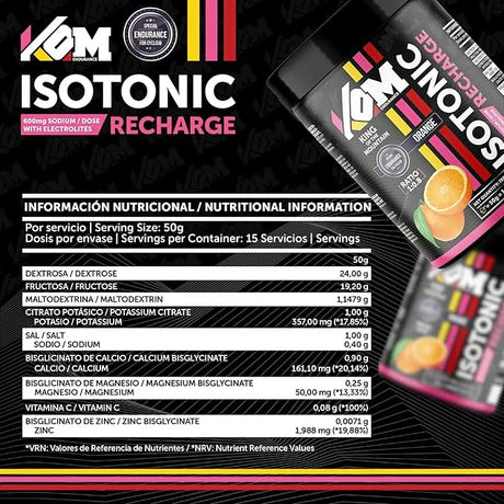 KOM ENDURANCE ISOTONIC RECHARGE 750g