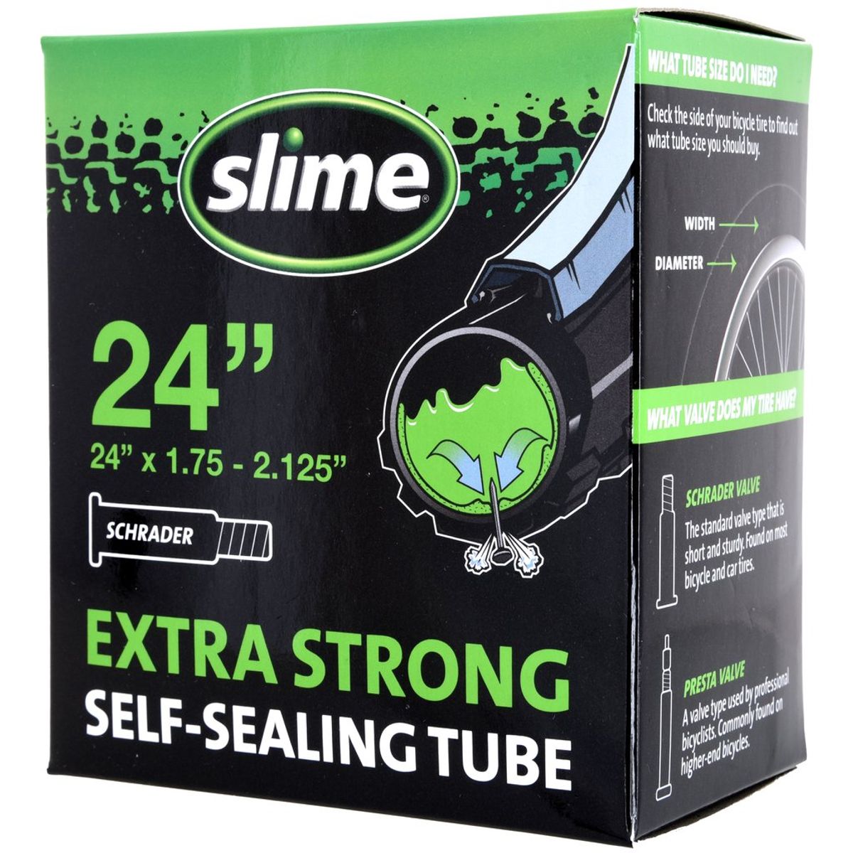 CAMARA SLIME CON LIQUIDO 24X1.75/2.1 V/AUTO