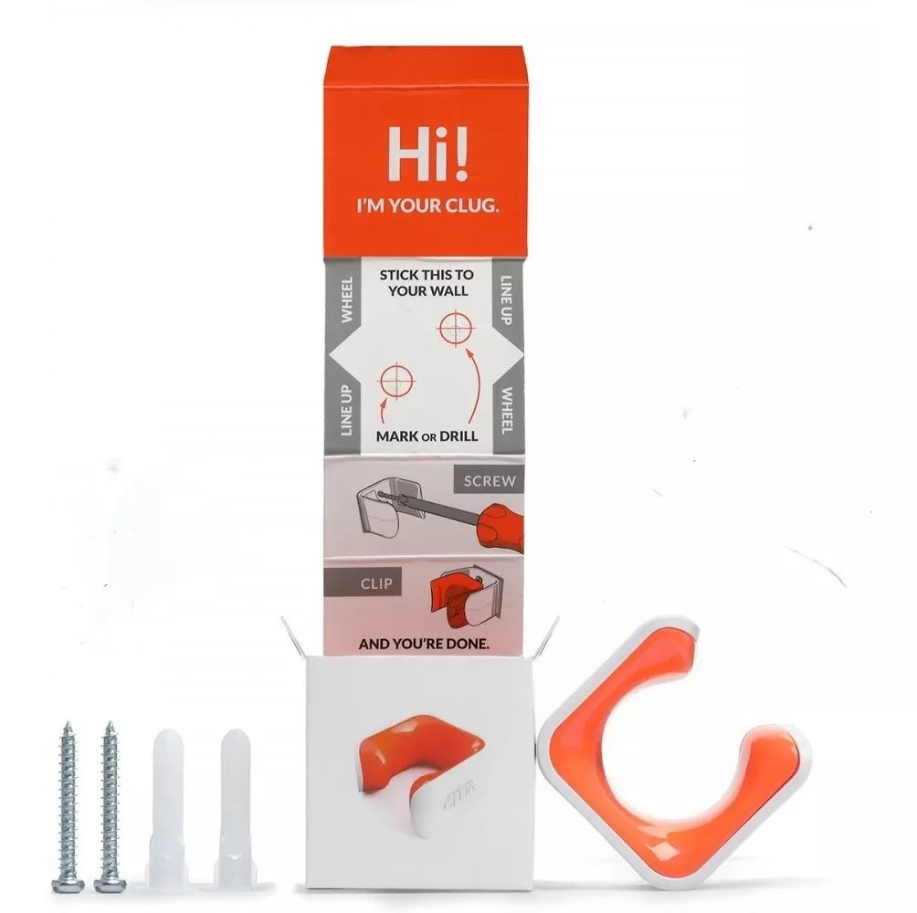 Clug Soporte De Bicicleta Plus 23-32mm 1-1.25´ Naranjo RUTA S