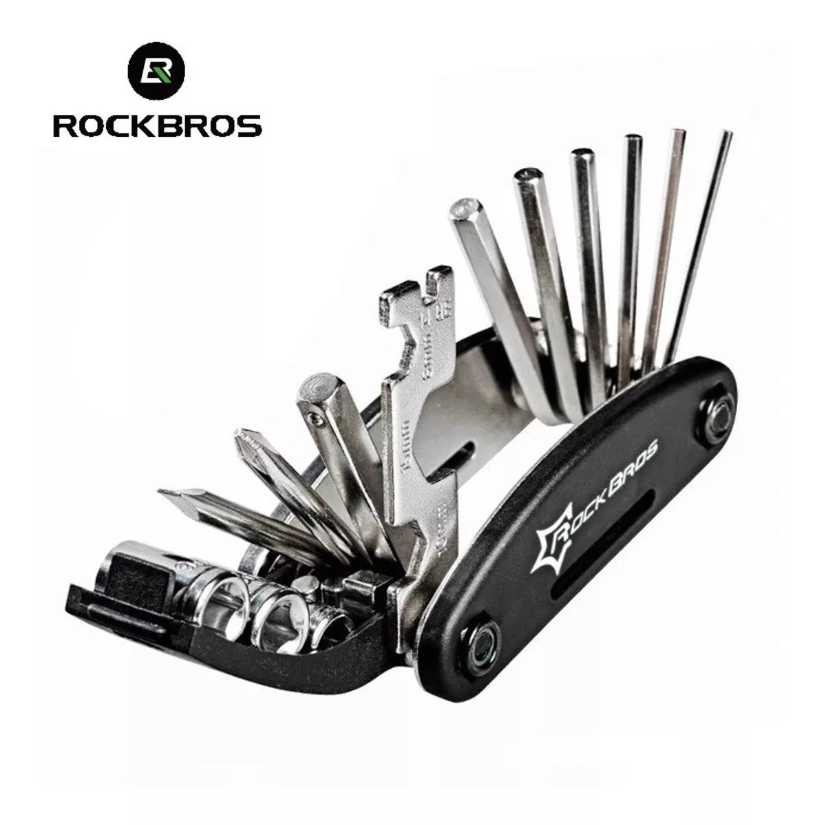 KIT HERRAMIENTAS ROCKBROS 16 EN 1 SET REPARACIÓN BICICLETA