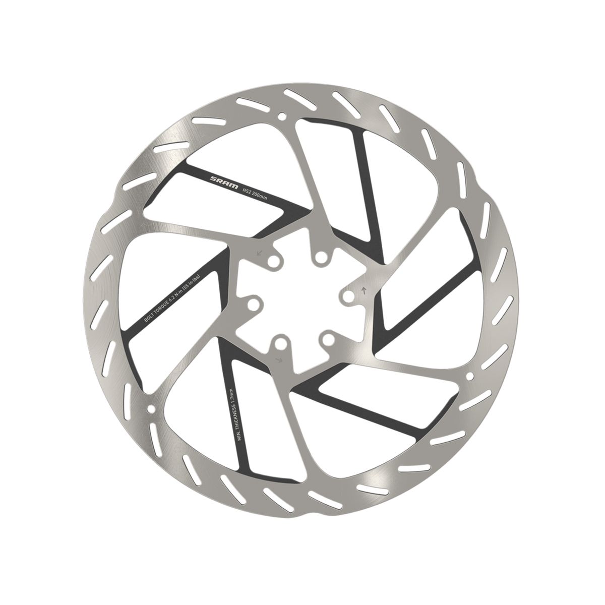 ROTOR SRAM HS2 2 PIEZAS 6H 200mm