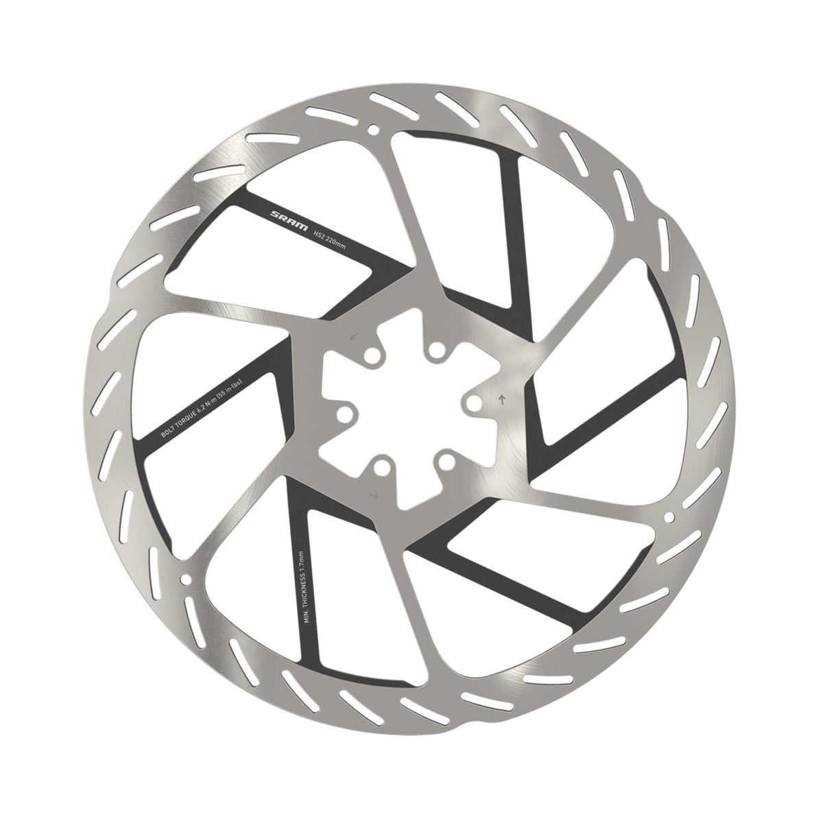 Rotor Disco HS2 220 mm 6 Pernos