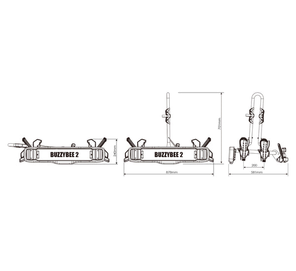 Porta bicicleta King Rack BUZZYBEE 2