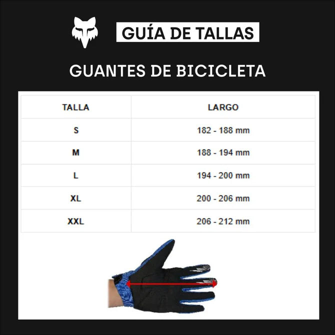 GUANTES FOX FLEXAIR PRO NEGRO