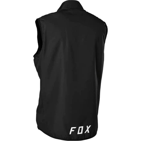 Chaqueta Cortavientos Bicicleta Ranger Sin Mangas Negro Fox