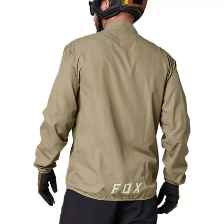Chaqueta Cortavientos Bicicleta Ranger Cafe Fox