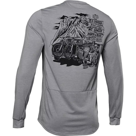 Polera Bicicleta Ranger Drirelease® Manga Larga Gris Fox