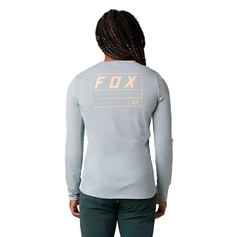 Polera Bicicleta Mujer Manga Larga Ranger Drirelease® Gris Fox