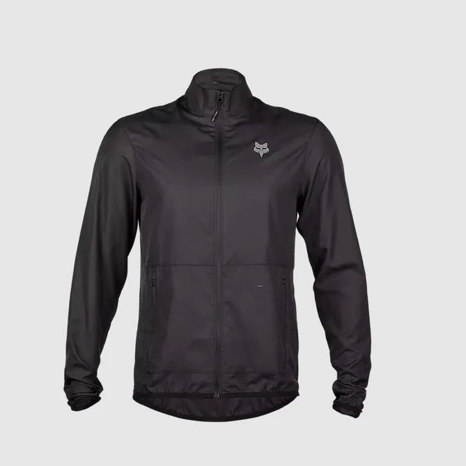 Chaqueta Cortavientos Bicicleta Ranger Negro Fox