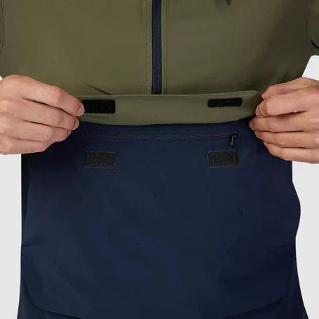 Chaqueta Cortavientos Bicicleta Canguro Ranger Verde Oliva Fox