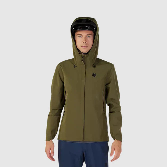 Chaqueta Bicicleta Impermeable Ranger Verde Oliva Fox