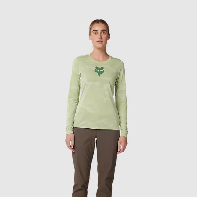 Polera FOX Mujer Ranger TruDri™ Manga Larga Verde