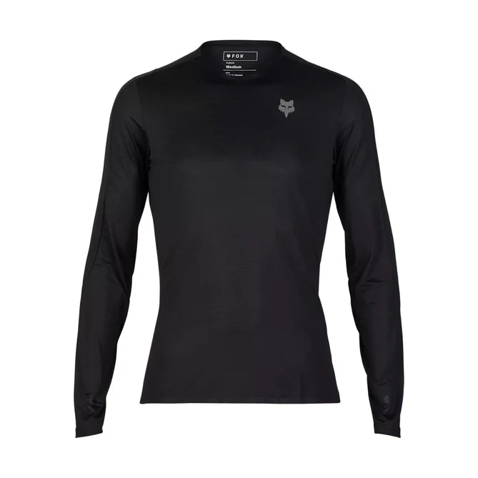 Polera FOX Flexair Ascent Manga Larga Negro