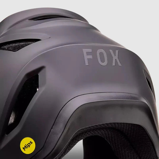 CASCO FOX NIÑOS RAMPAGE NEGRO MATTE