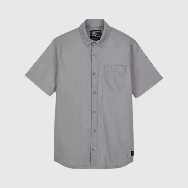 CAMISA FOX ROGER SS GRIS