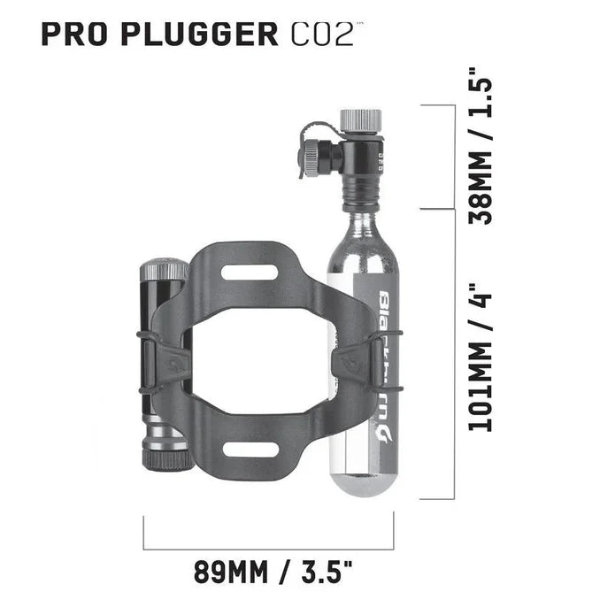 Kit Inflador Bicicleta Pro Plugger CO2 Negro Blackburn