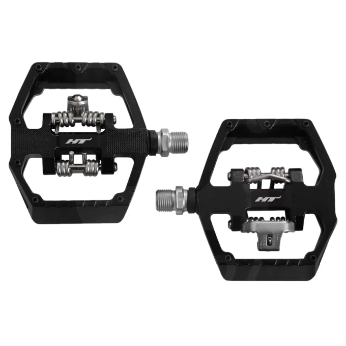 Pedales HT CLIP/FLAT GD1 Black