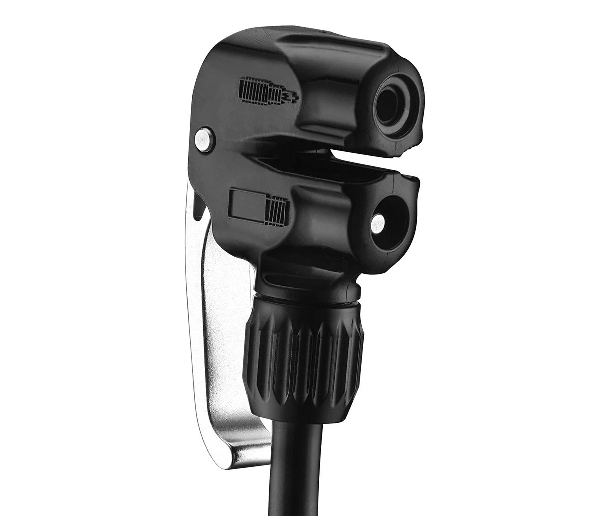 BOMBIN DE PIE MACRO HV FLOOR DRIVE DV FLAT BLACK LEZYNE