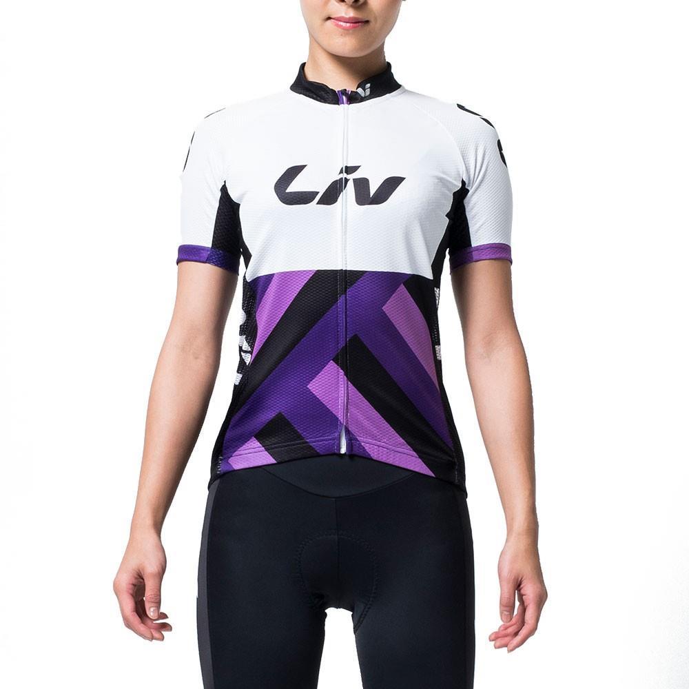 Trciota Mujer Liv Race Day Ss S Blanco/Purpura