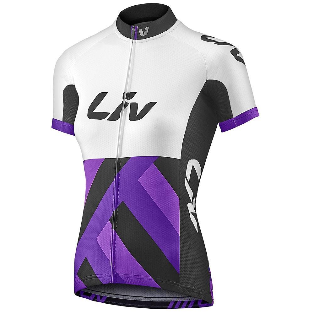 Trciota Mujer Liv Race Day Ss S Blanco/Purpura