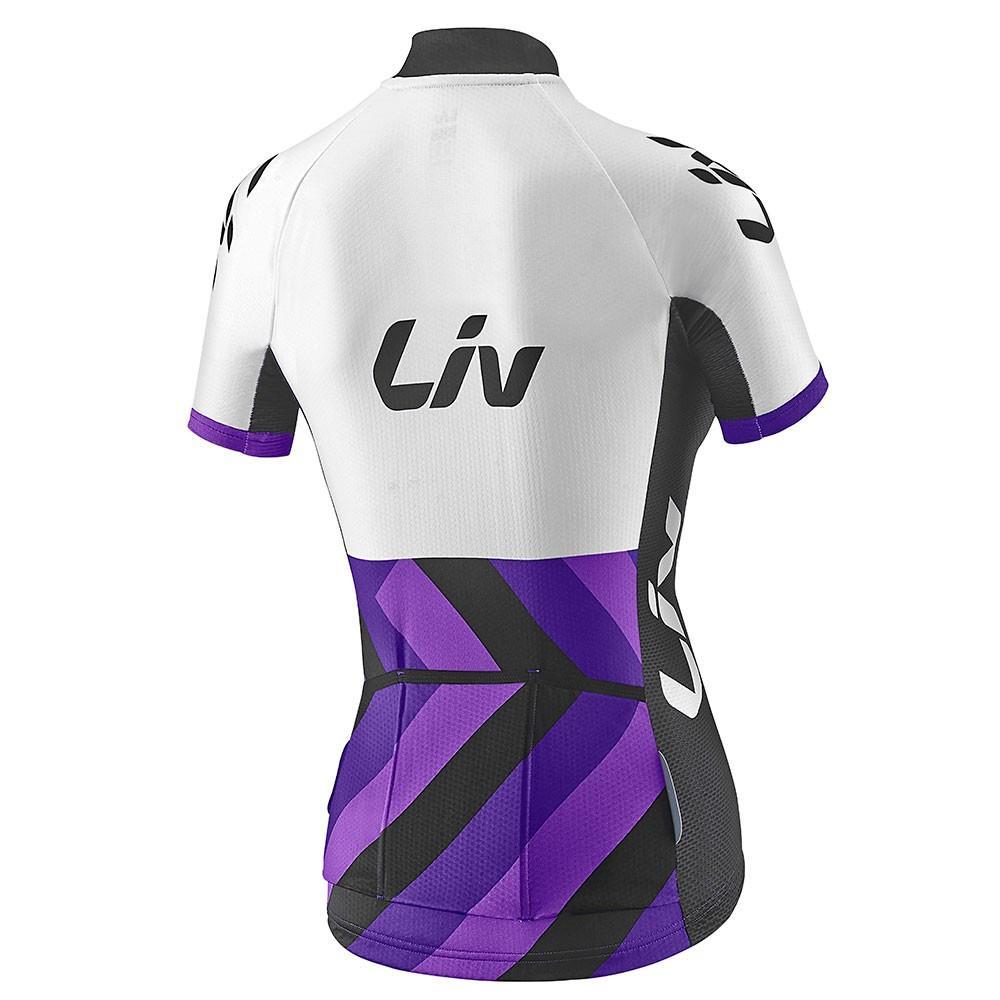 Trciota Mujer Liv Race Day Ss S Blanco/Purpura