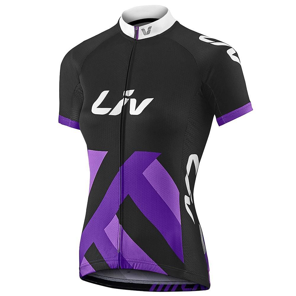 Trciota Mujer Liv Race Day Ss S Negro/Purpura