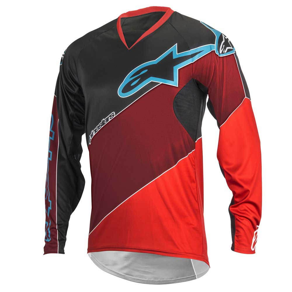 Jersey Alpinestars Vector Youth Negro Rojo YM