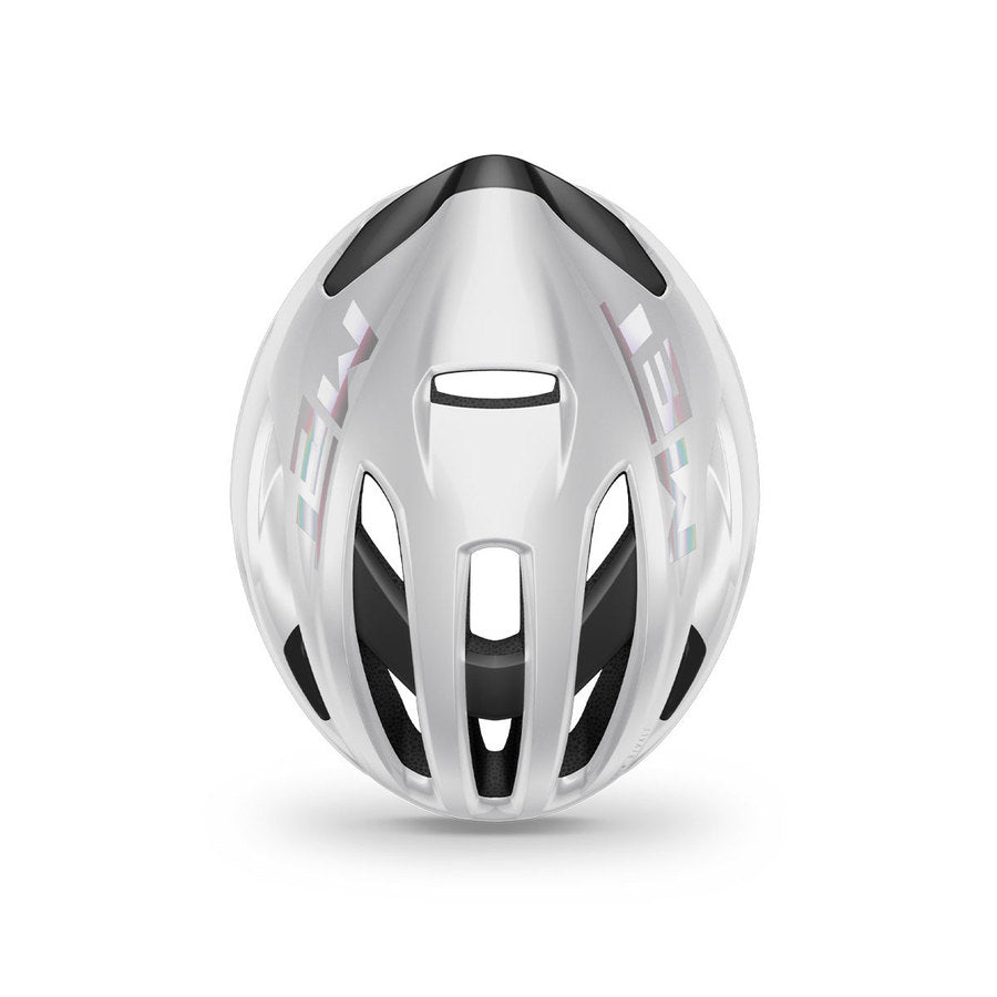 CASCO MET RIVALE MIPS WHITE HOLOGRAPHIC/GLOSSY M