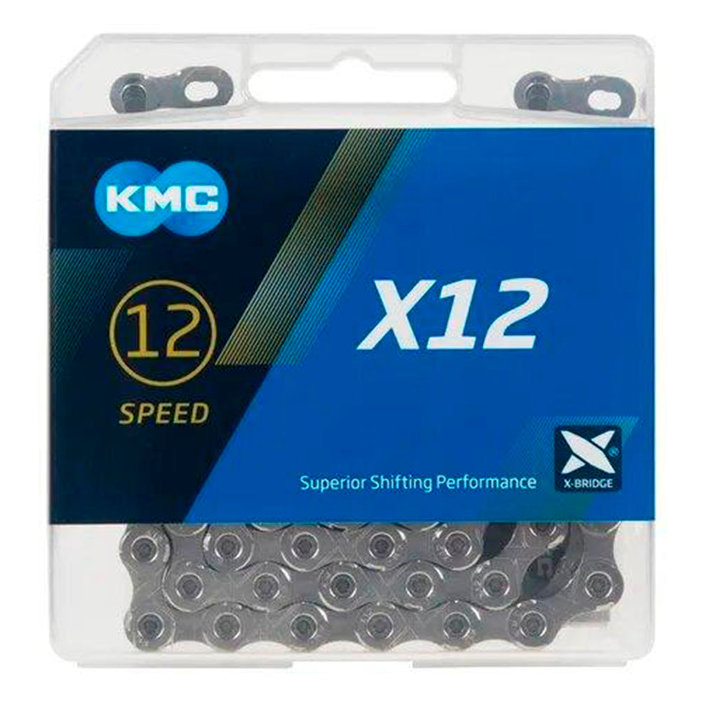 Cadena KMC 12V Plata
