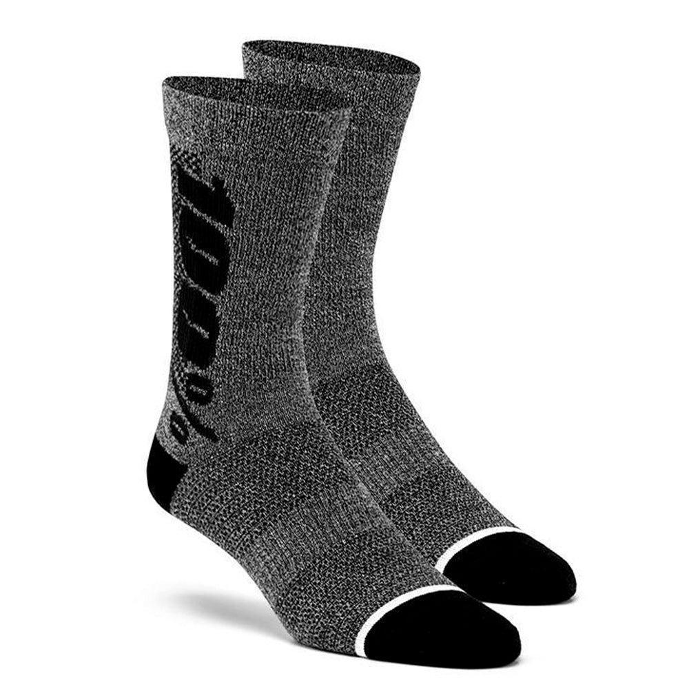 Calcetines 100% Rythym Merino Wool Charcoal Heather