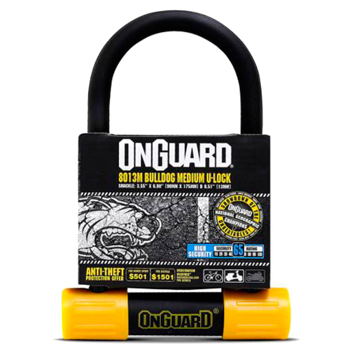 Candado On Guard U-Lock Bulldog Medium