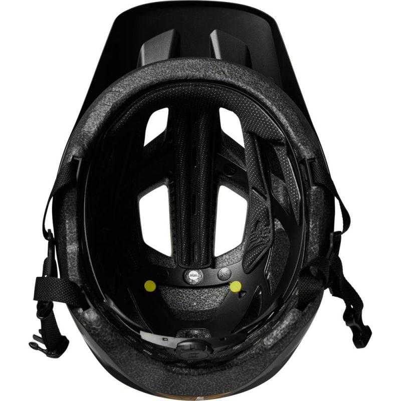 Casco Fox Mainframe Mips Negro Dorado