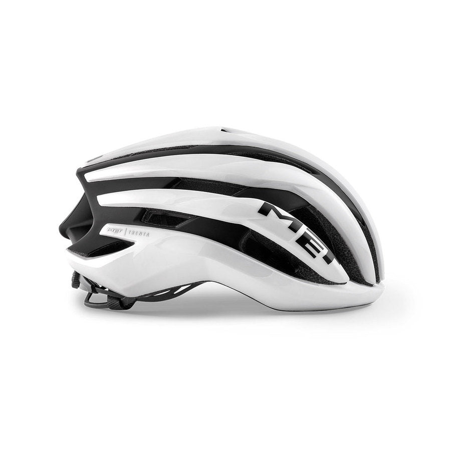 Casco Met Trenta Mips White Black Matt Glossy