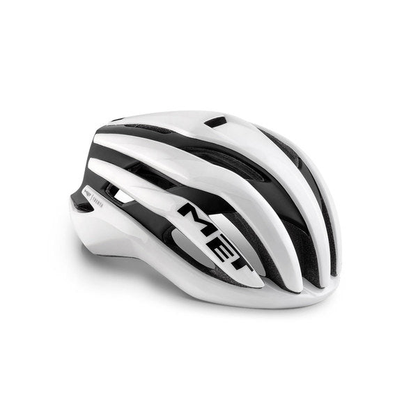 Casco Met Trenta Mips White Black Matt Glossy