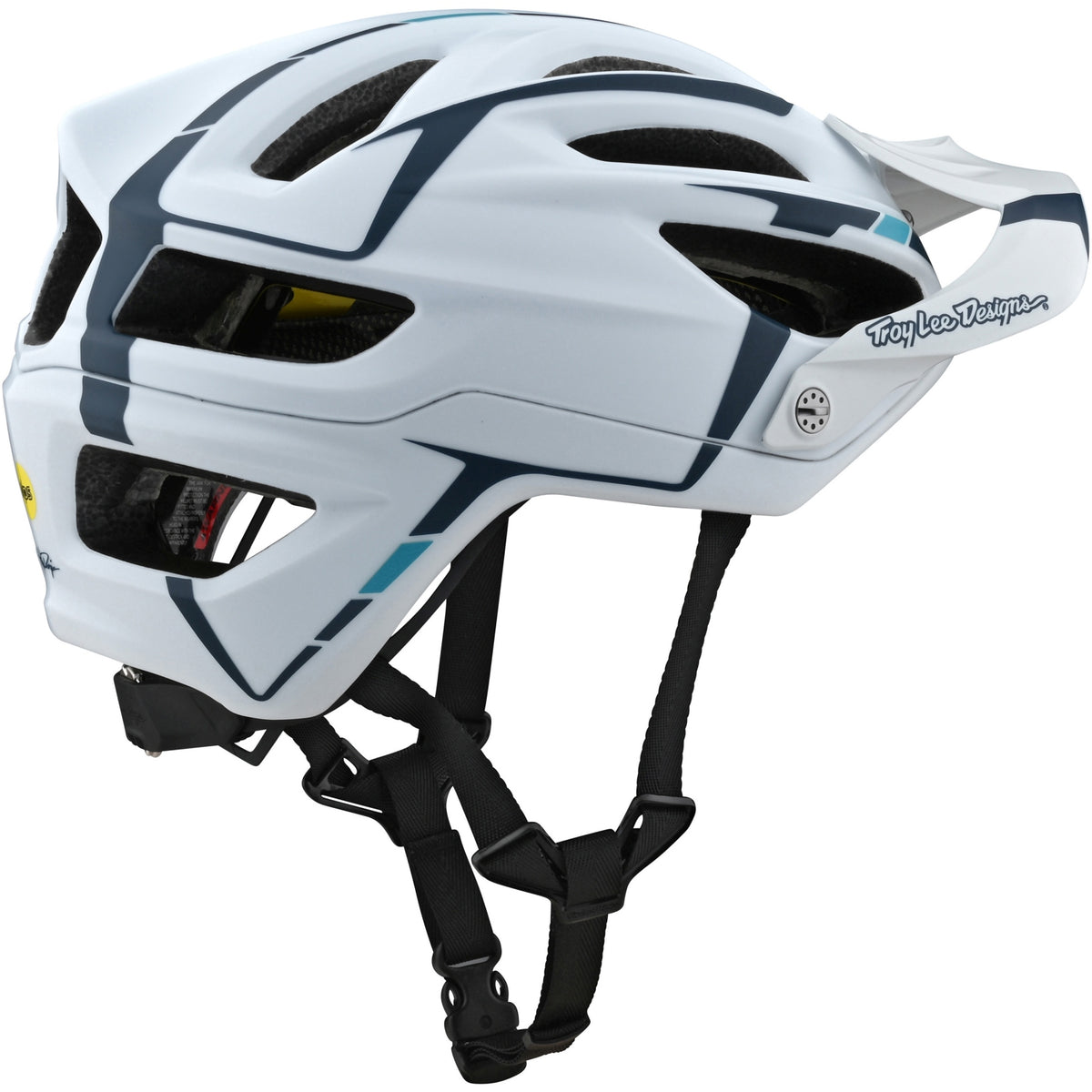 Casco Troy Lee A2 MIPS Silver White Marine