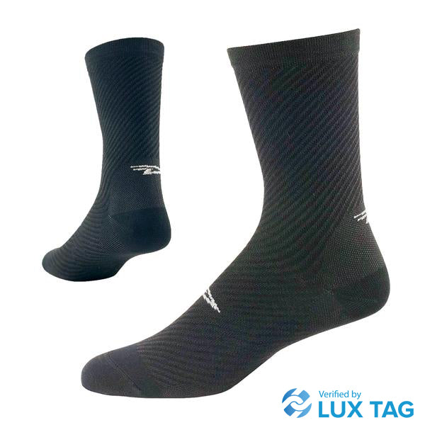 Calcetín DeFeet Evo Carbon 6'' (Carbon/Black Poly)