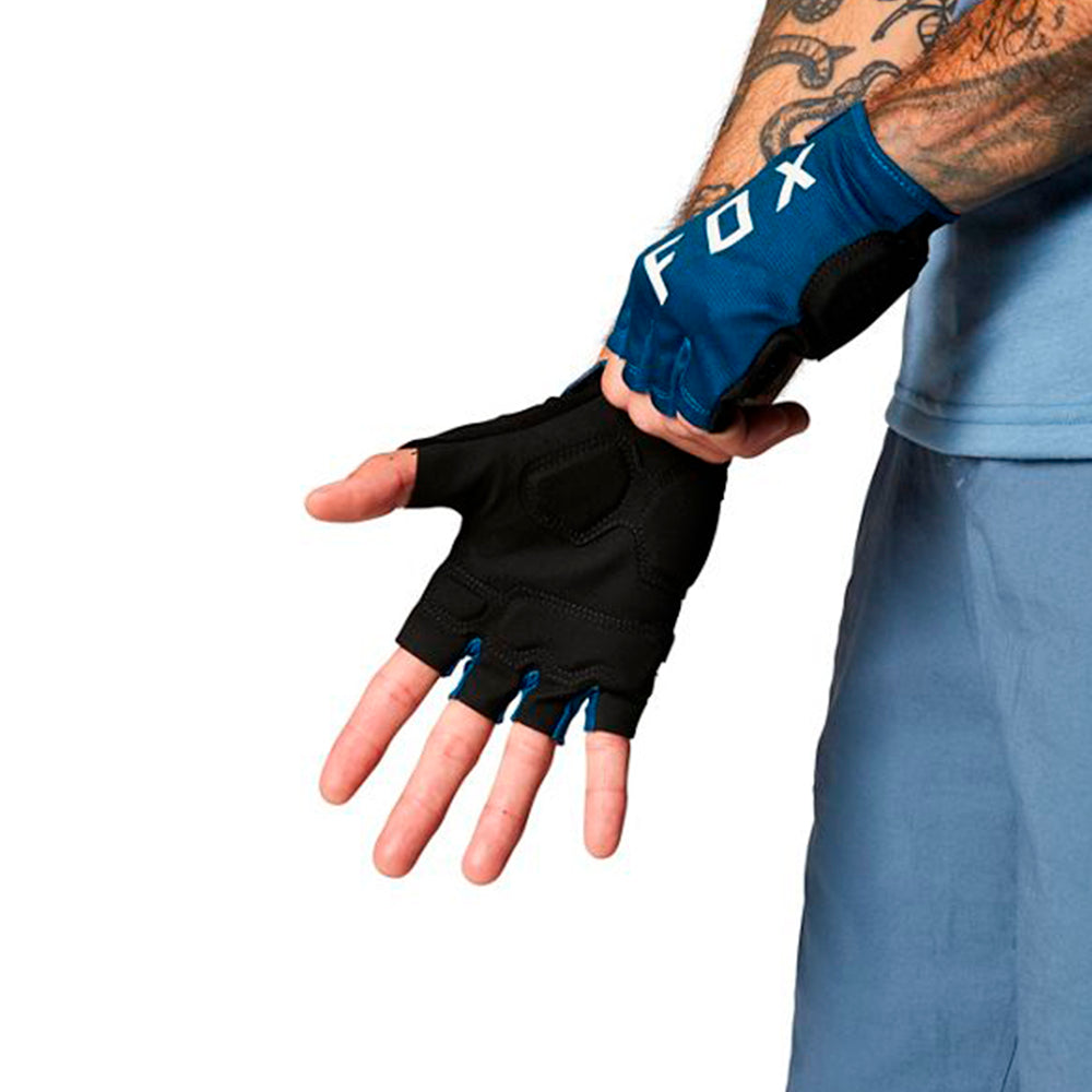Guantes Fox Ranger Gel Azul Half Finger