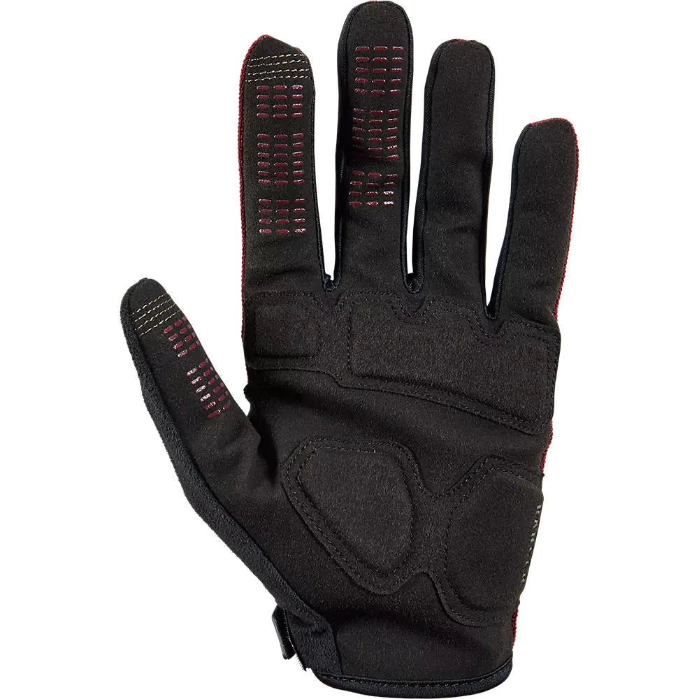 Guantes Fox Ranger Gel DRK MRN (burdeo)