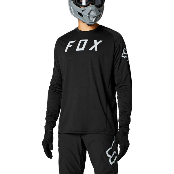 Jersey Fox Defend LS Negro Tienda Be Quick