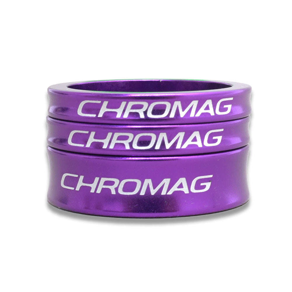 Kit de Distanciadores Dirección Chromag Purpura