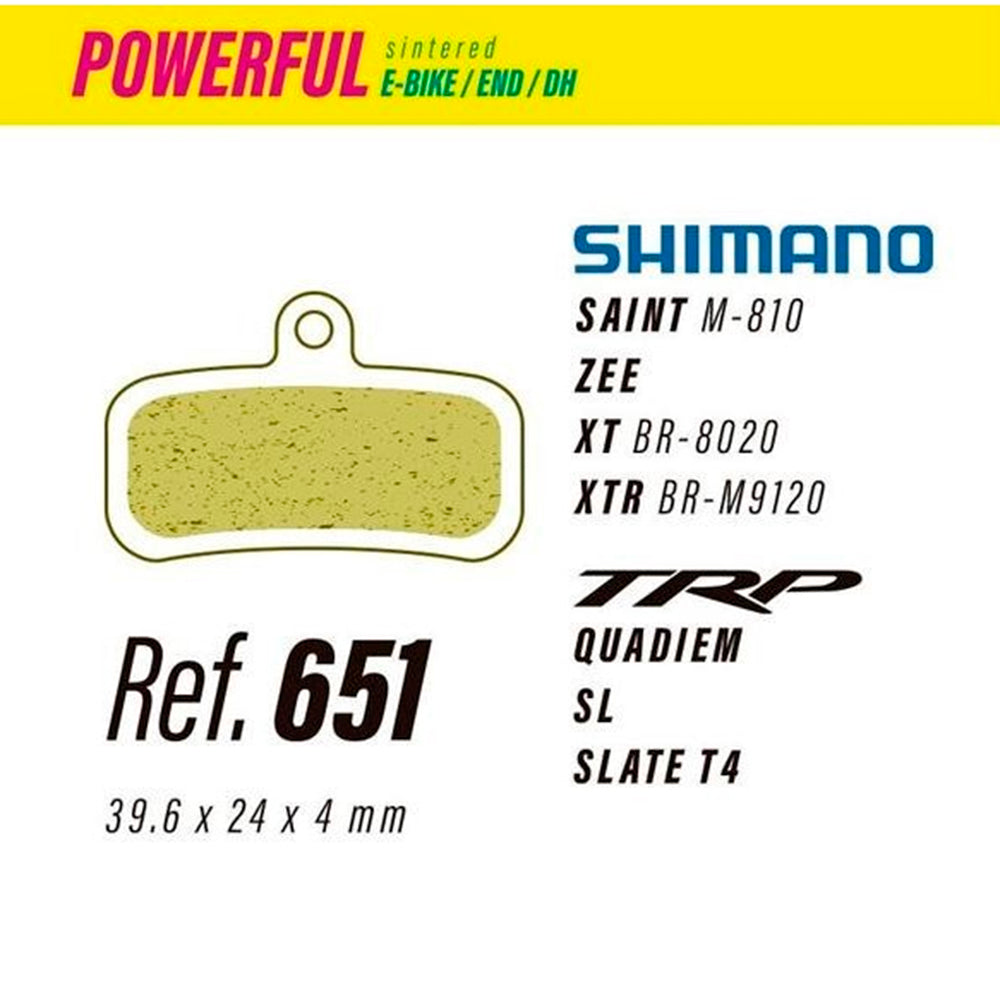 Pastilla freno Galfer Performance Shimano XTR 2011, Deore XT M785, SLX M666