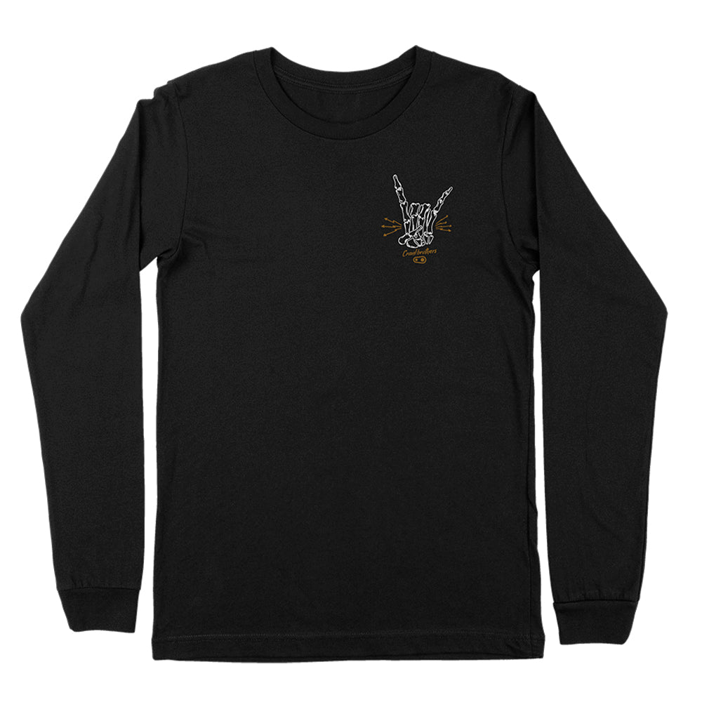 Polera Crank Brothers Long Sleeve Rock &amp; Roll Black