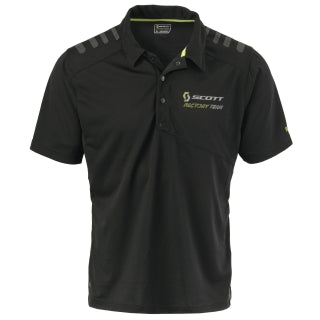 Polera Scott Factory Team SSL Black Lime Green L