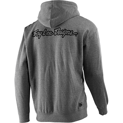 Polerón Troy Lee Mix Zip Up Gunmetal Heather - Tienda Be Quick