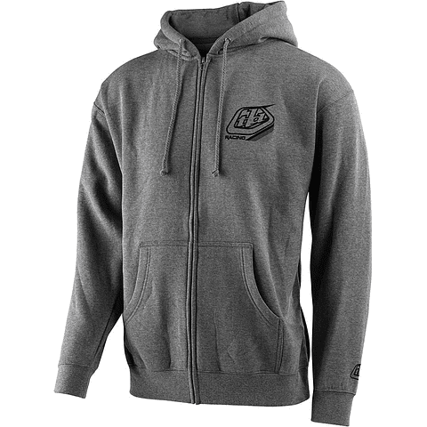 Polerón Troy Lee Mix Zip Up Gunmetal Heather